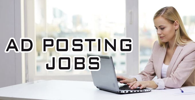 Ad posting jobs