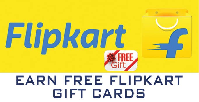 Earn free Flipkart gift cards