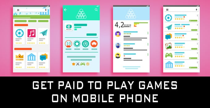 Get paid to play games on mobile phone