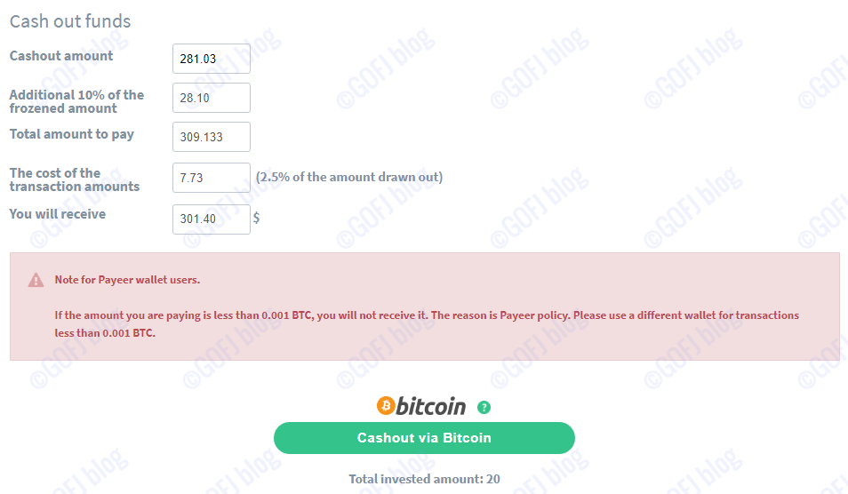 Ojooo cashing out Bitcoin for taking survey