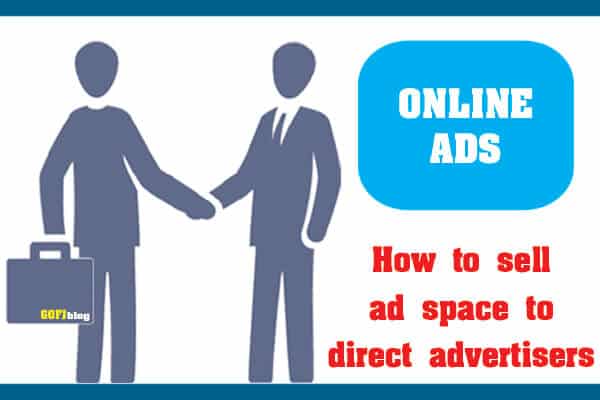 Sell banner ads to direct advertisers